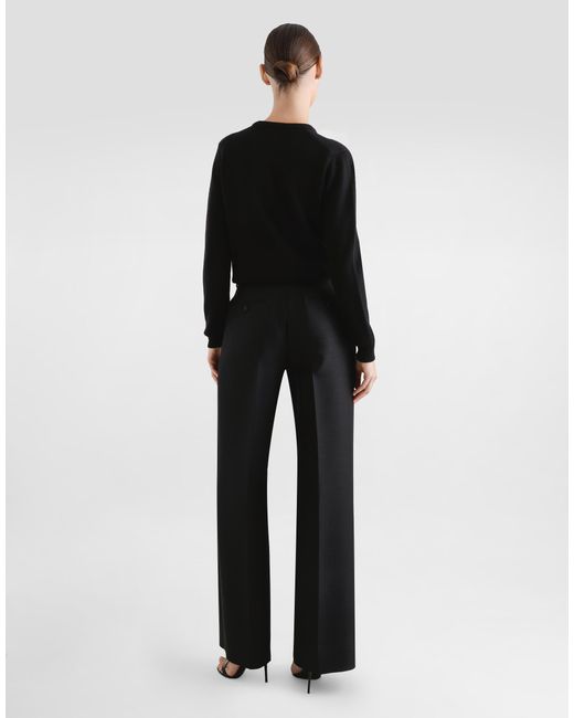 Dolce & Gabbana Black Wool Cardigan