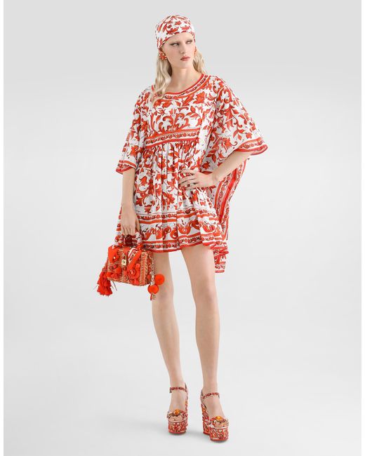 Dolce & Gabbana Red Abito