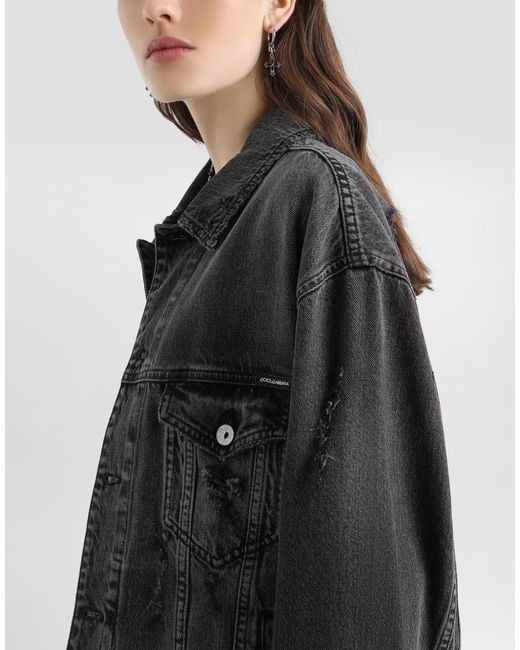 Dolce & Gabbana Black Denim Jacket