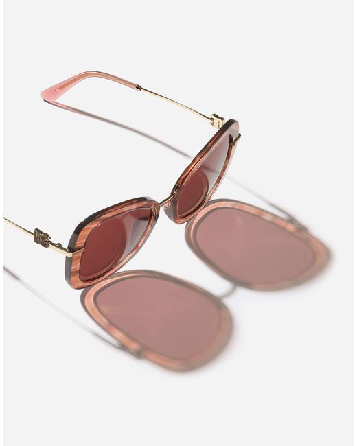 Dolce & Gabbana Pink Dg Glow Sunglasses