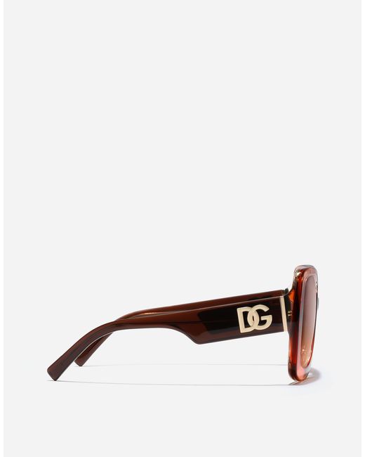 Dolce & Gabbana Pink Maiolica Arancione Sunglasses