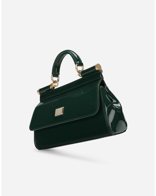 Dolce & Gabbana Green Henkeltasche Sicily Klein