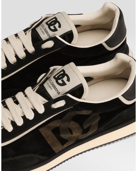 Sneaker Dg Cushion di Dolce & Gabbana in Black da Uomo