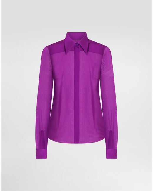Camicia di Dolce & Gabbana in Purple