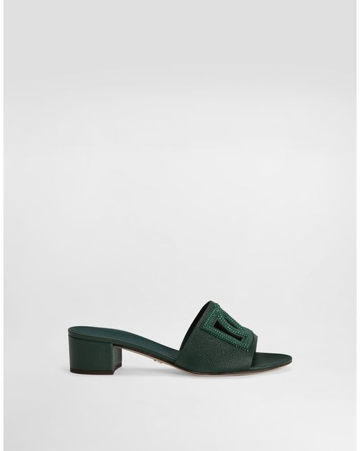 Dolce & Gabbana Green Mule