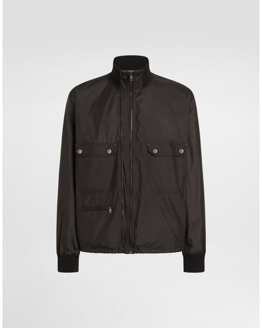Dolce & Gabbana Black Lightly Padded Nylon Jacket� for men