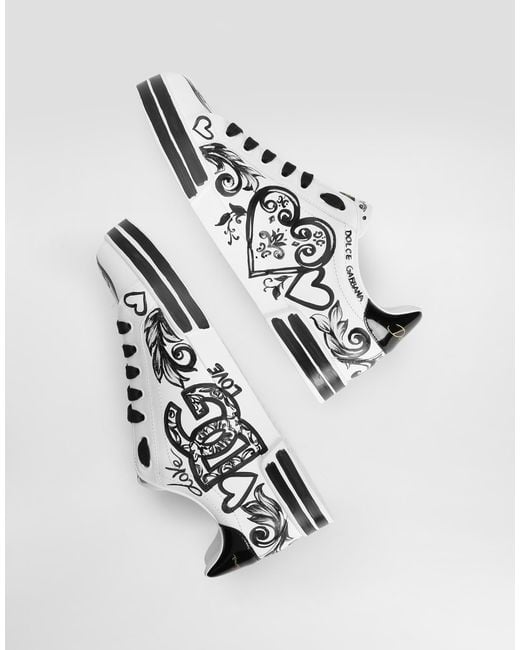 Dolce & Gabbana White Sneaker Bassa