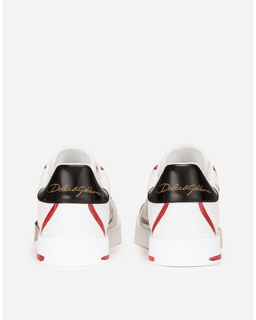 Dolce & Gabbana White Dglimited Portofino Sneakers