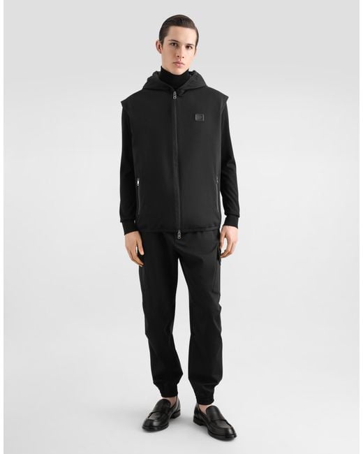 Dolce & Gabbana Black Pantalone for men