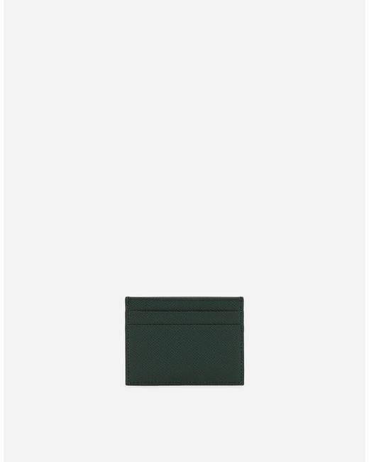Dolce & Gabbana Green Card Holder With Tag