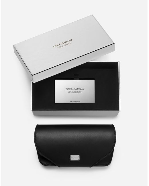 Lunettes de soleil Gold edition Dolce & Gabbana pour homme en coloris Metallic
