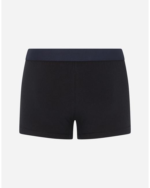 Dolce & Gabbana Blue Two-Way-Stretch Cotton Jersey Boxers for men