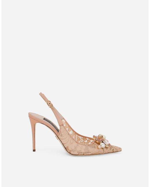 Dolce & Gabbana White Slingback