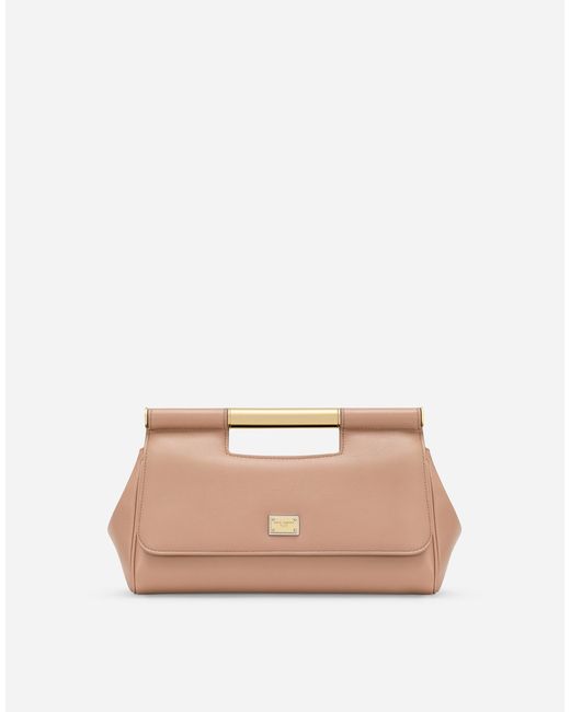 Dolce & Gabbana ハンドバッグ シシリー クラッチ ミディアム Natural
