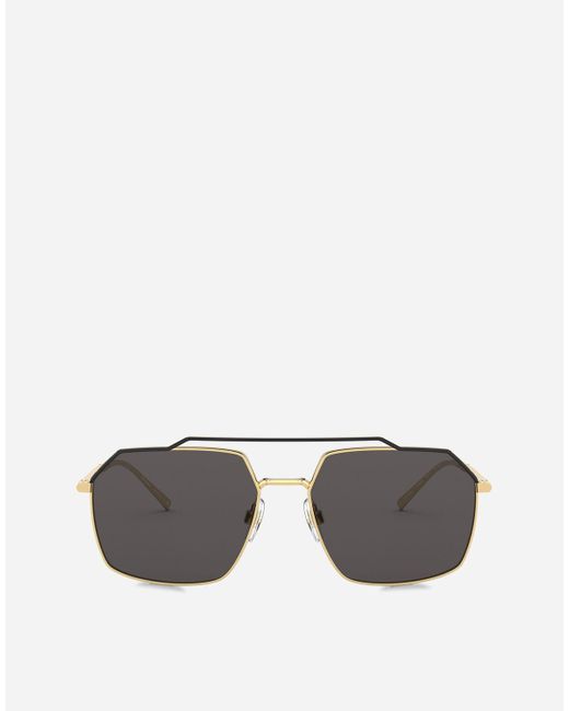 Gros Grain Sunglasses di Dolce & Gabbana in Multicolor da Uomo