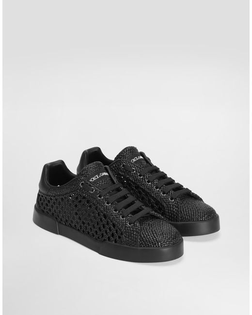 Dolce & Gabbana Black Sneaker Bassa for men