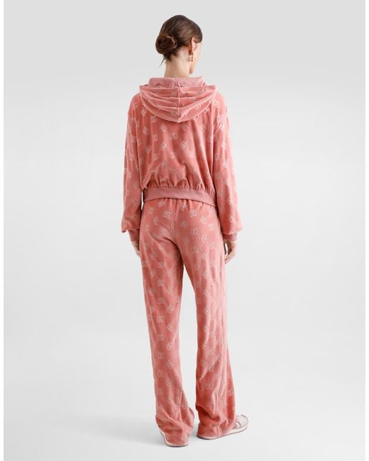 Dolce & Gabbana Pink Logo Hoodie