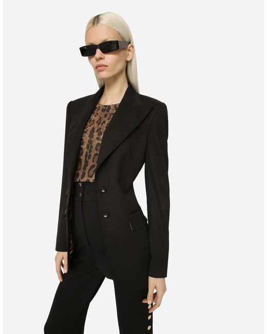 Dolce & Gabbana Black 'Turlington' Blazer