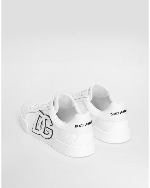 Dolce & Gabbana White Portofino Sneakers for men