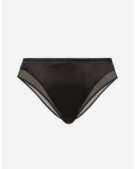Dolce & Gabbana ショーツ サテン＆チュール Black