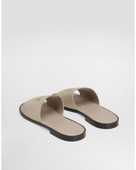 メンズ Dolce & Gabbana サンダル カーフスキン White