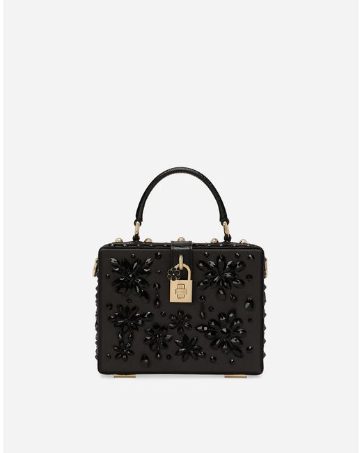 Dolce & Gabbana Black Henkeltasche Dolce Box