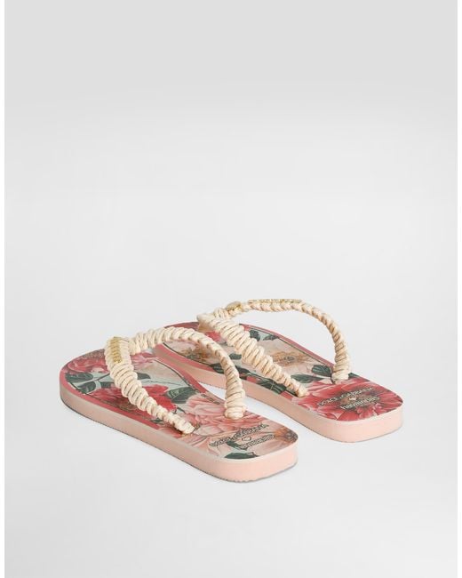 Dolce & Gabbana Multicolor Sandalias Havaianas for men