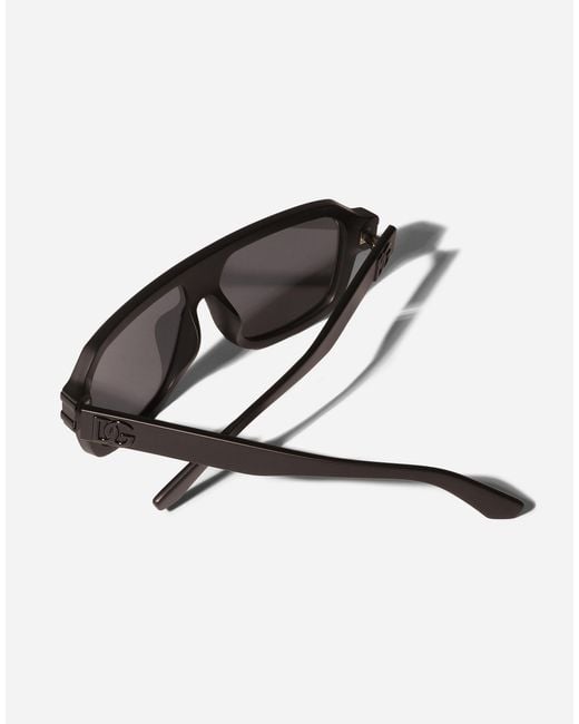 Dolce & Gabbana Black Dg Griffe Sunglasses for men