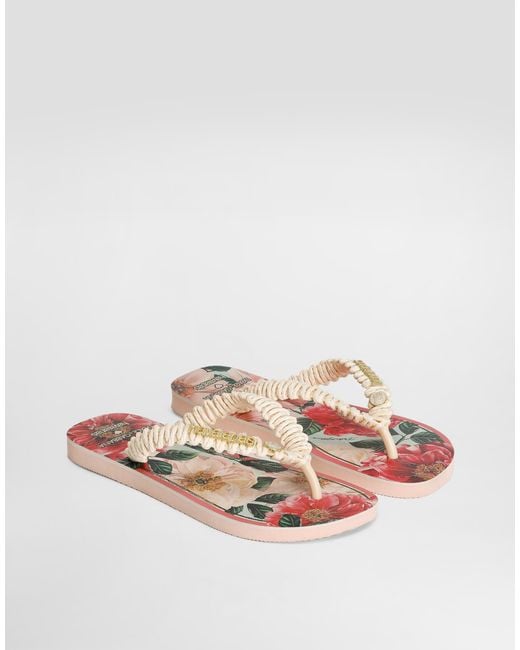 Dolce & Gabbana Multicolor Sandalias Havaianas for men