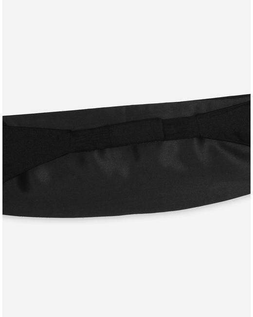 Dolce & Gabbana Black Kummerbund