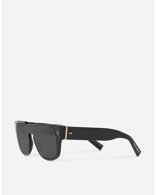 Domenico Sunglasses di Dolce & Gabbana in Black da Uomo