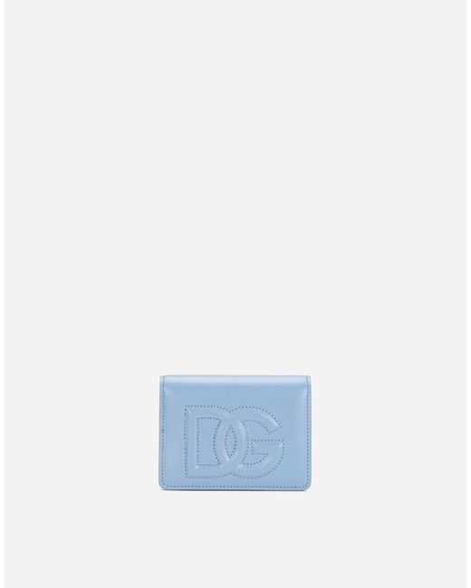 Dolce & Gabbana Blue Geldbörse Dg Logo