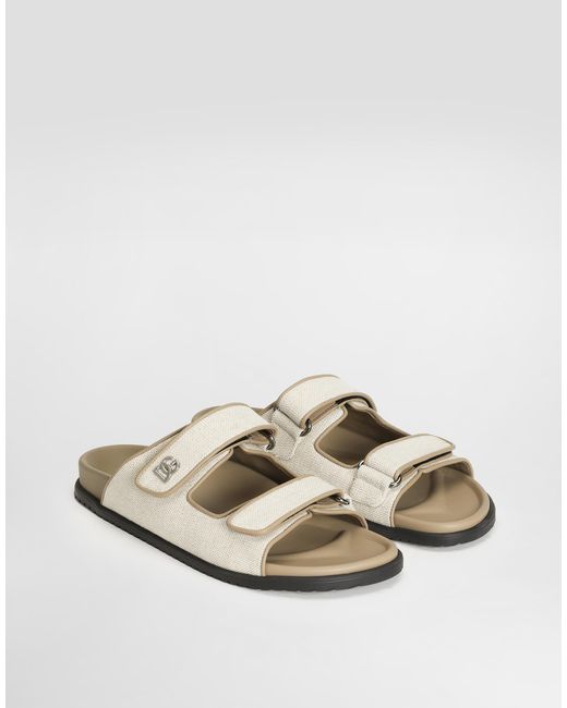 Dolce & Gabbana White Ciabatta for men