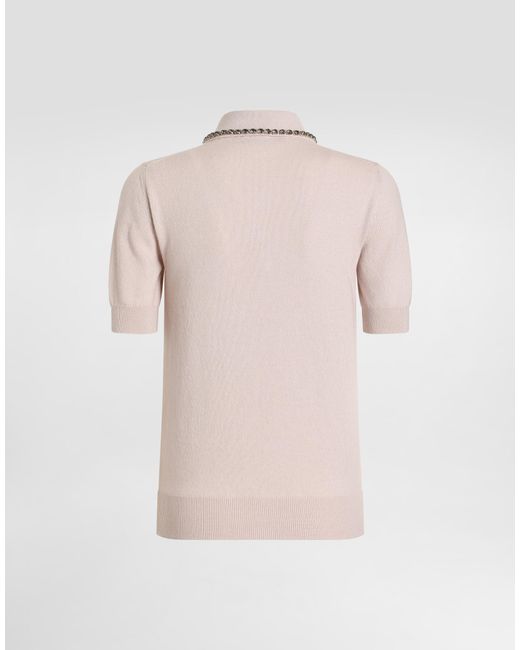 Dolce & Gabbana Natural Polo Manica Corta