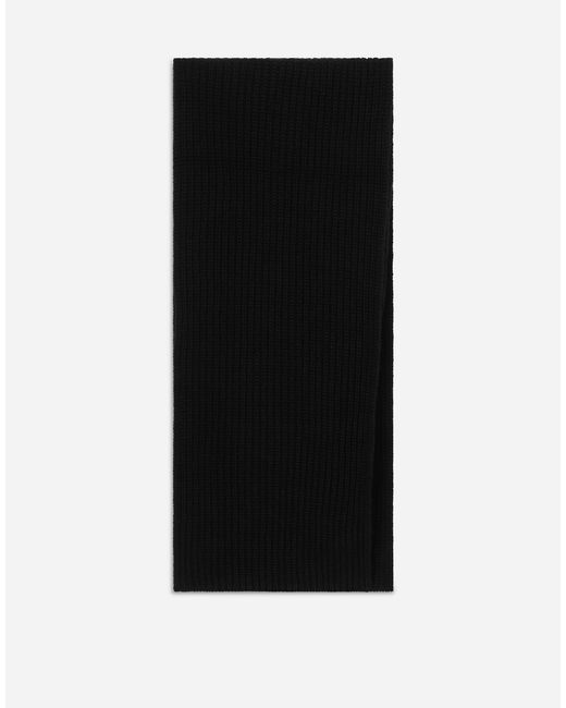 Dolce & Gabbana Black Sacred Heart #DGLovesLondon Wrap Scarf