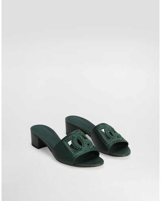 Dolce & Gabbana Green Mule