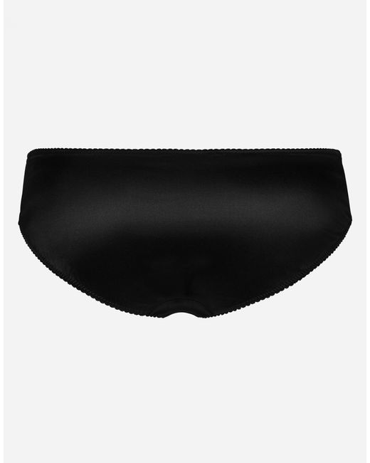 Dolce & Gabbana ビキニブリーフ サテン Black