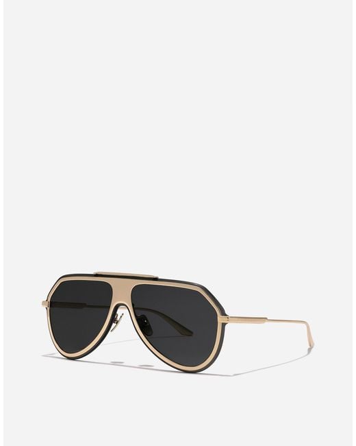 Lunettes De Soleil Metal Classic Dolce & Gabbana pour homme en coloris Black