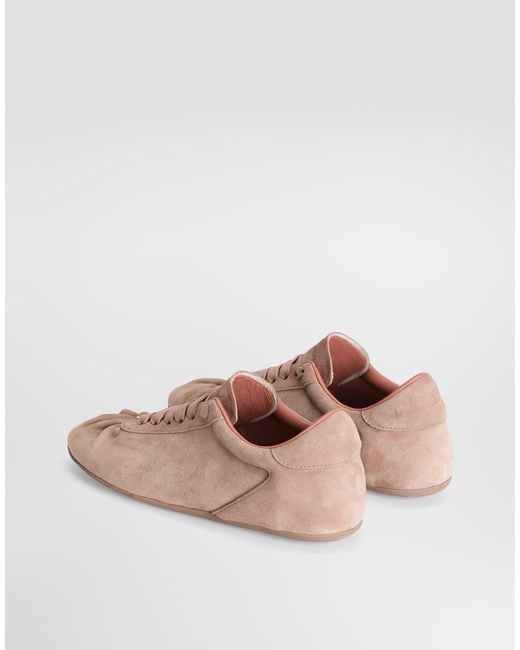 Dolce & Gabbana Pink Sneaker Bassa