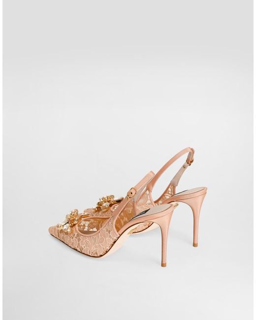 Dolce & Gabbana White Slingback