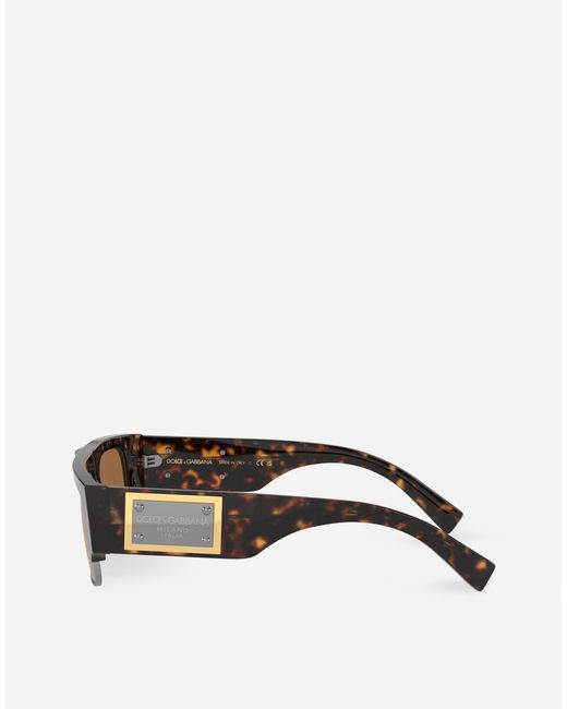 メンズ Dolce & Gabbana Logo Plaque Sunglasses Multicolor
