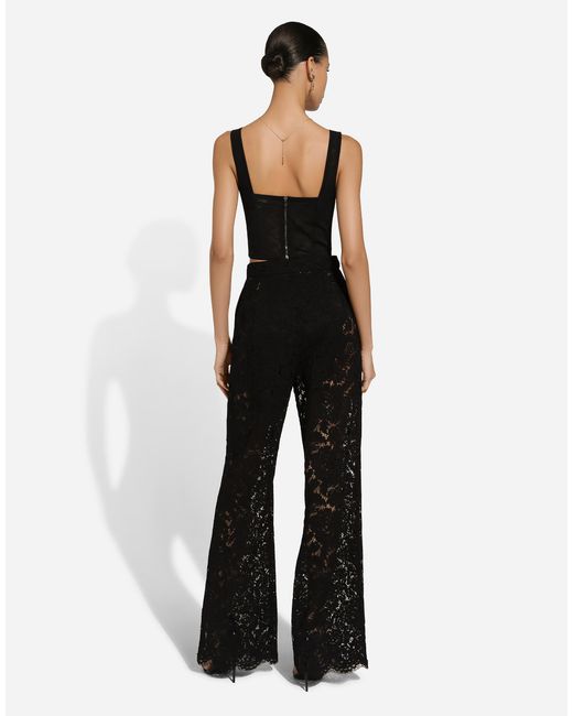 Dolce & Gabbana Black Pants & Shorts