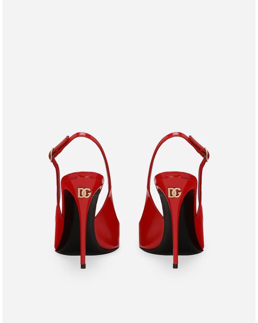 Dolce & Gabbana Red Patent-finish Pumps