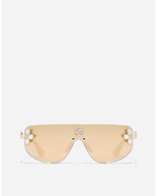 Dolce & Gabbana Natural Dg Crystals Sunglasses