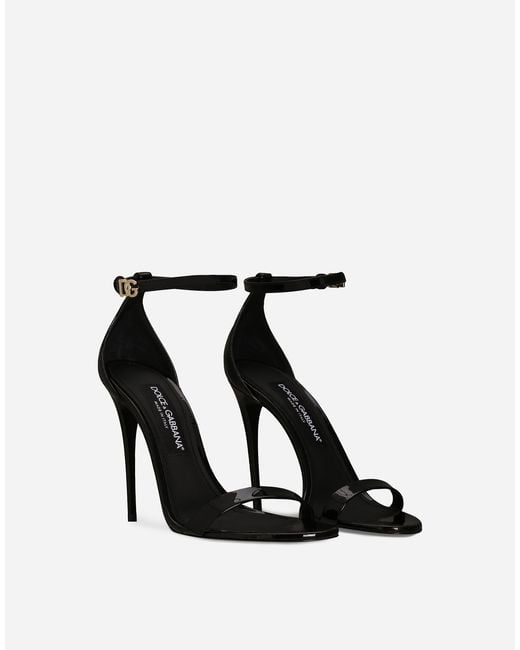 Dolce & Gabbana Black Sandalo