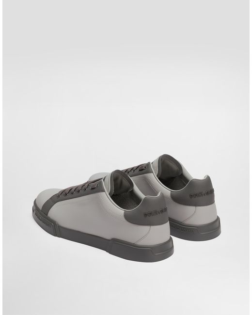 Dolce & Gabbana Gray Portofino Light Sneakers for men