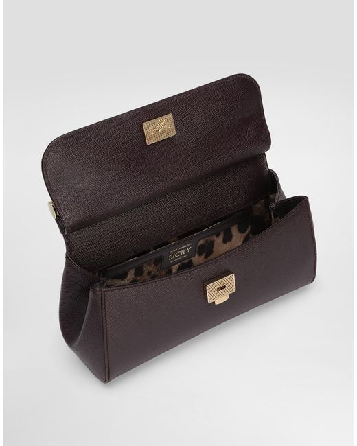 Dolce & Gabbana Sicily ミディアム ハンドバッグ Black