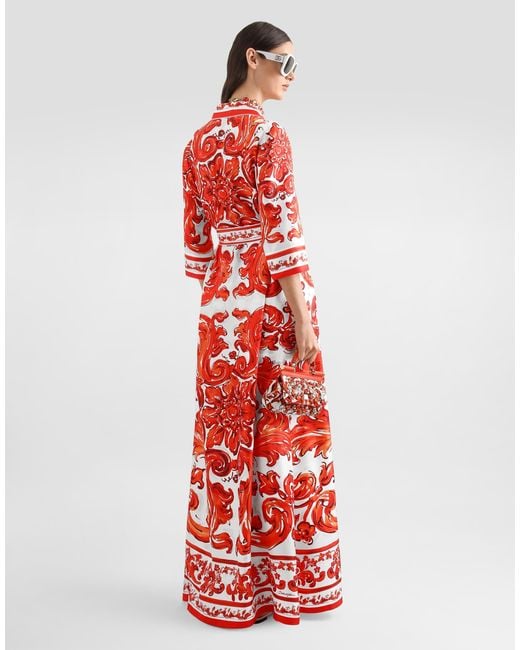 Dolce & Gabbana Red Cappotto