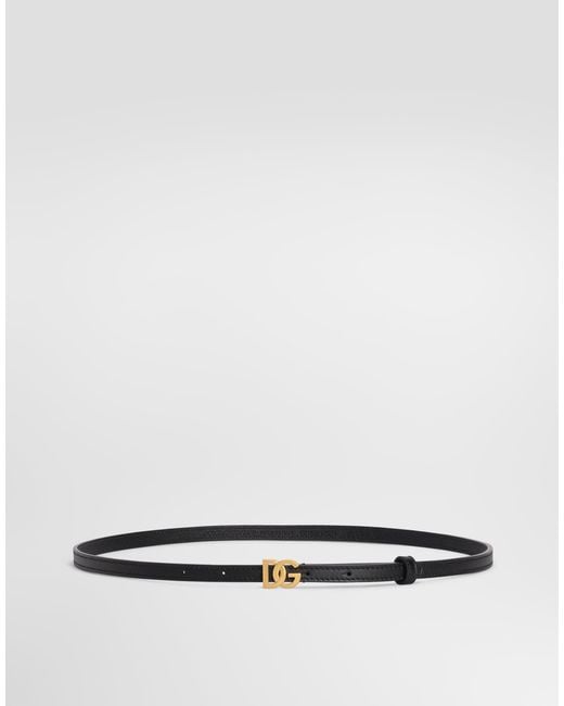 Dolce & Gabbana Black Cintura Logata