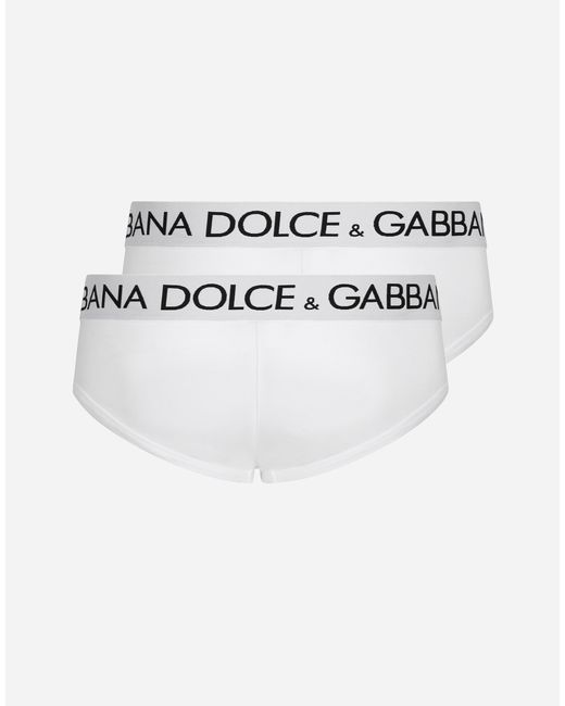 Dolce & Gabbana Slip Brando 2-Pack in White für Herren